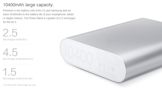 10400mAh Portable External USB Battery Charger Power Bank