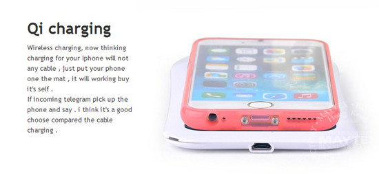 Wireless Charging Receiver Case For iPhone6