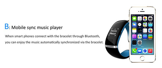 Bluetooth Bracelet Pedometer