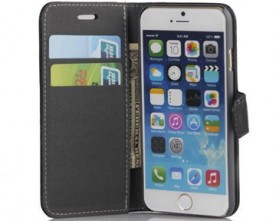 Product – Wallet Case Genuine Leather Stand Credit card Holder For iPhone6