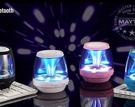 Product – LED Flashing Light Transparent Bluetooth Speaker