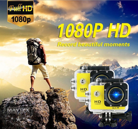 1080P HD Sport Camera with Wifi Function