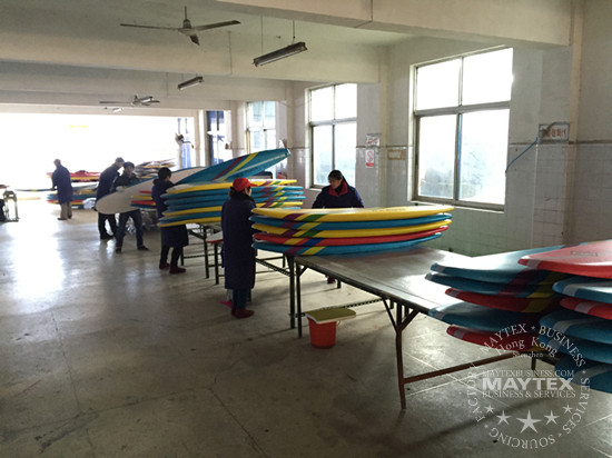 soft surfboard factory