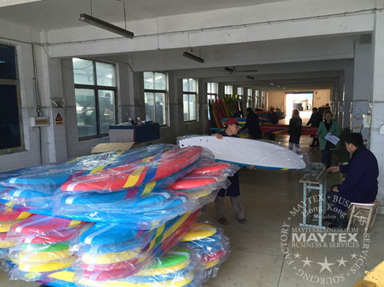 soft surfboard factory