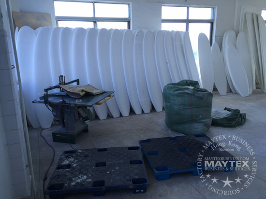 soft surfboard factory