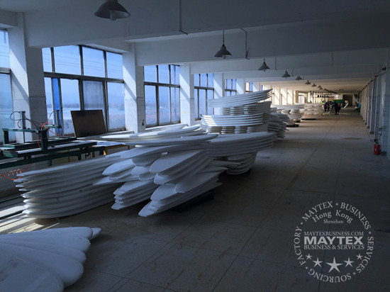 soft surfboard factory